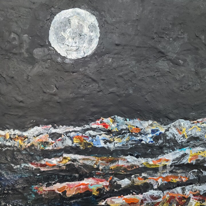 Artwork's surface or texture