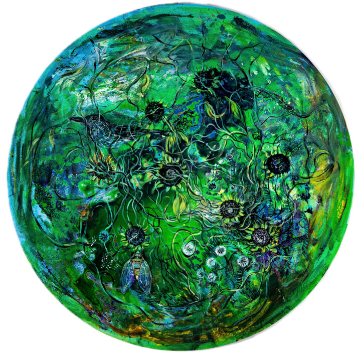 绘画,  31.5x31.5 in 