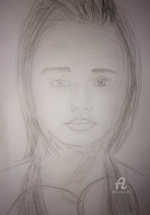 The Beauty 绘画, 11.8x7.9 in