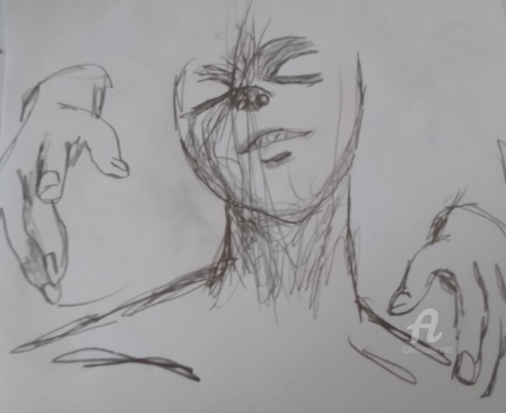 绘画,  7.9x11.8 in 