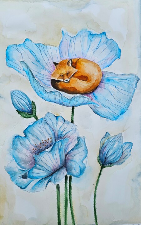 绘画,  22.1x15 in 