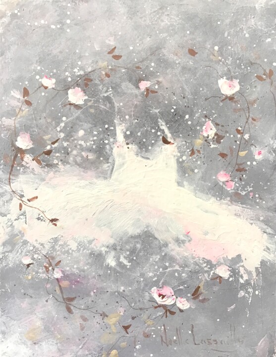 Peinture intitulée "Brune - 1275" par Noëlle Lassailly, Œuvre d'art originale, Acrylique