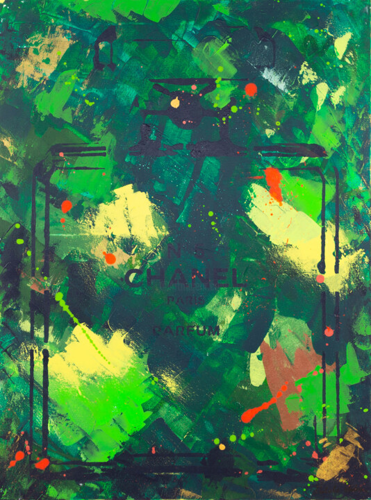 Chanel Who's Army 绘画, 31.5x23.6 in