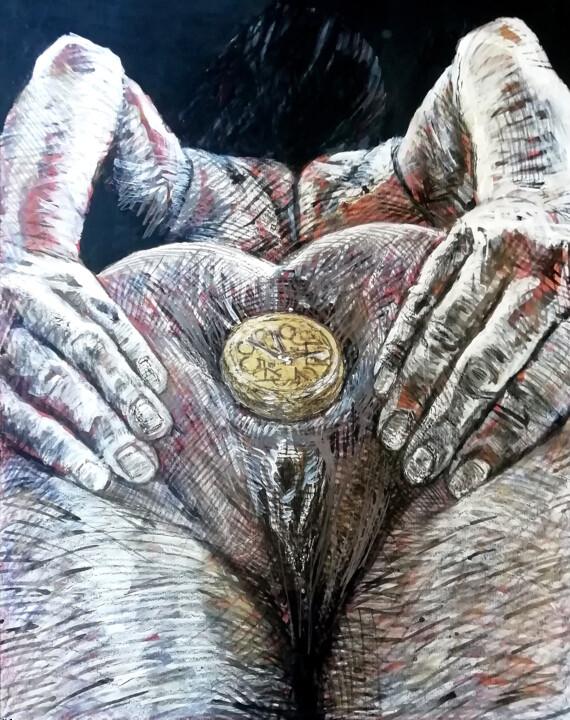 图画,  15.2x11.6 in 