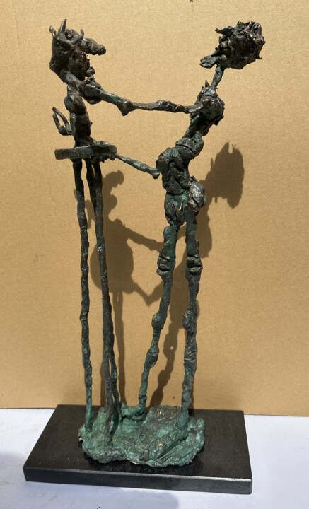 Creator 2. 雕塑, 17.7x7.9 in
