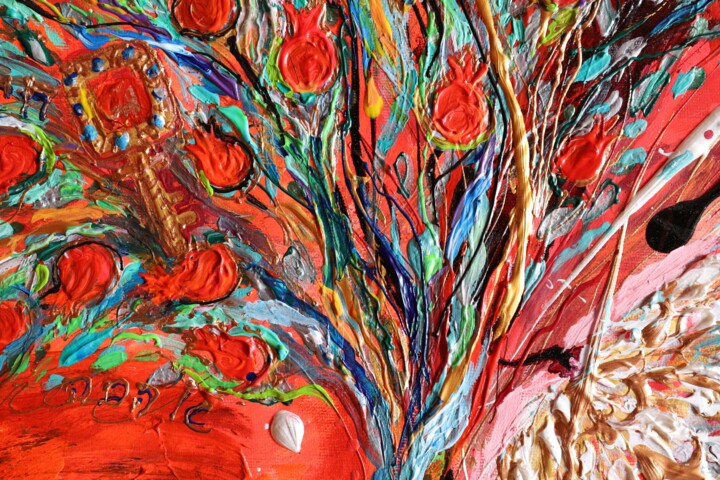 Artwork's surface or texture