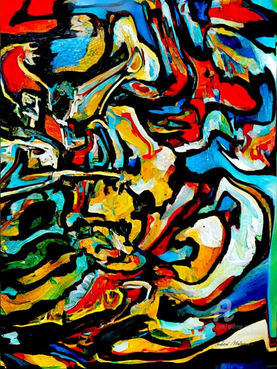 Travels 数字艺术, 48x36 in