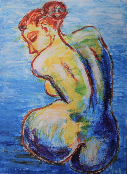 Sea Lover 1 绘画, 29.1x21.3 in