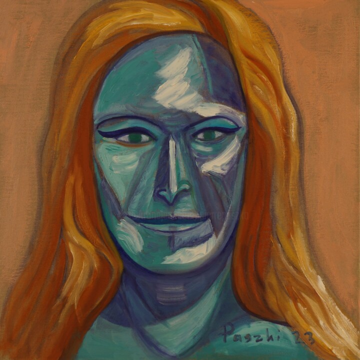 绘画,  15.8x15.8 in 