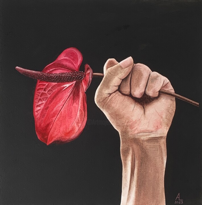Strong and gentle Картина, 12,6x12,6 in