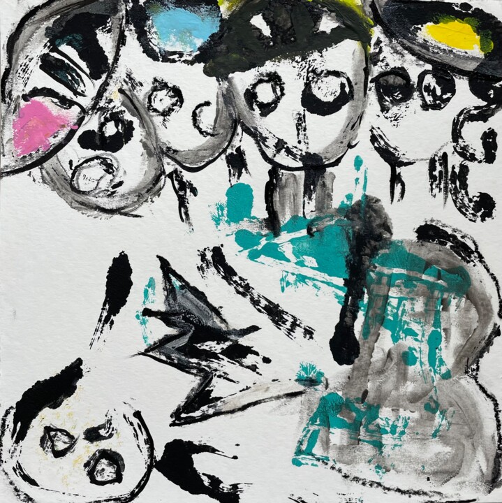 印花与版画,  9.8x9.8 in 