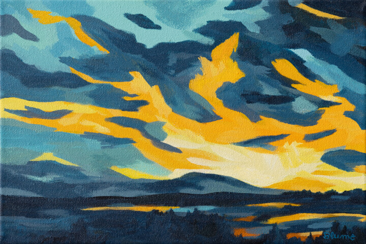 After the Storm 绘画, 7.9x11.8 in