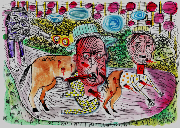The killin' ghost of Far West 图画, 8.3x11.7 in