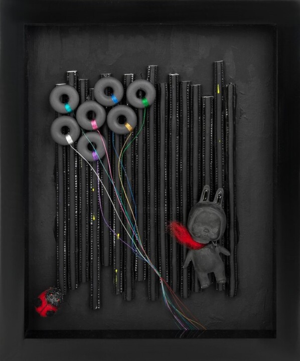 Bunny 雕塑, 14.2x7.9 in