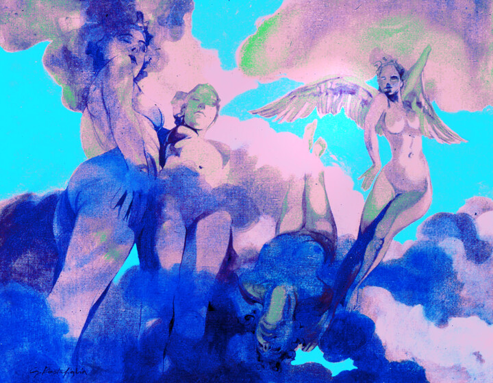 Angeli e Arcangeli 绘画, 66.9x78.7 in