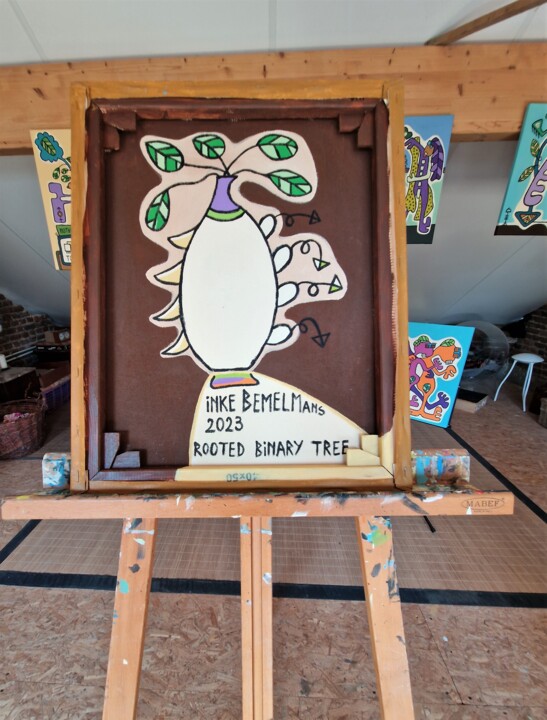 Back of the work
