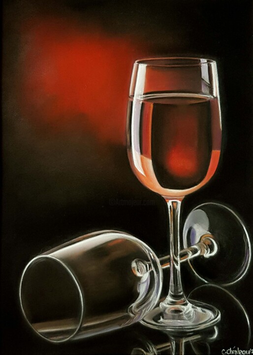 Verres 绘画, 11.8x9.5 in