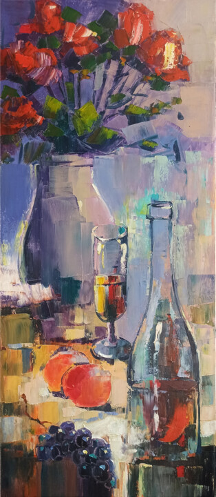 Evening Arrangement 绘画, 27.6x11.8 in