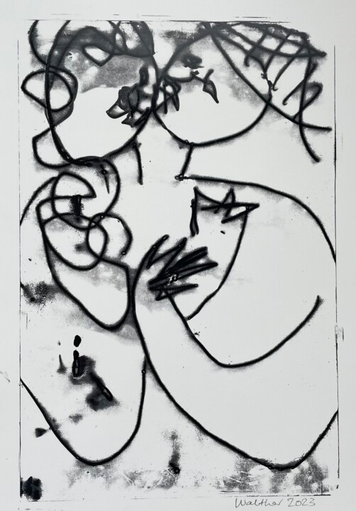 Lovers (V) 印花与版画, 13.4x9.3 in