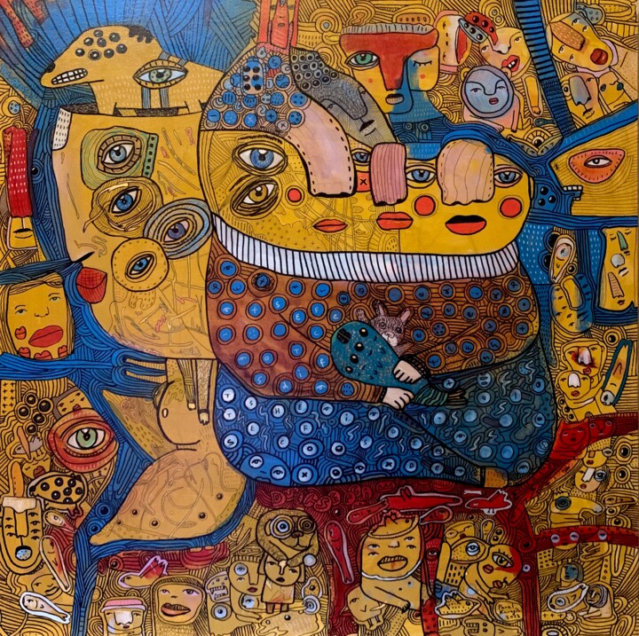 绘画,  39.4x39.4 in 