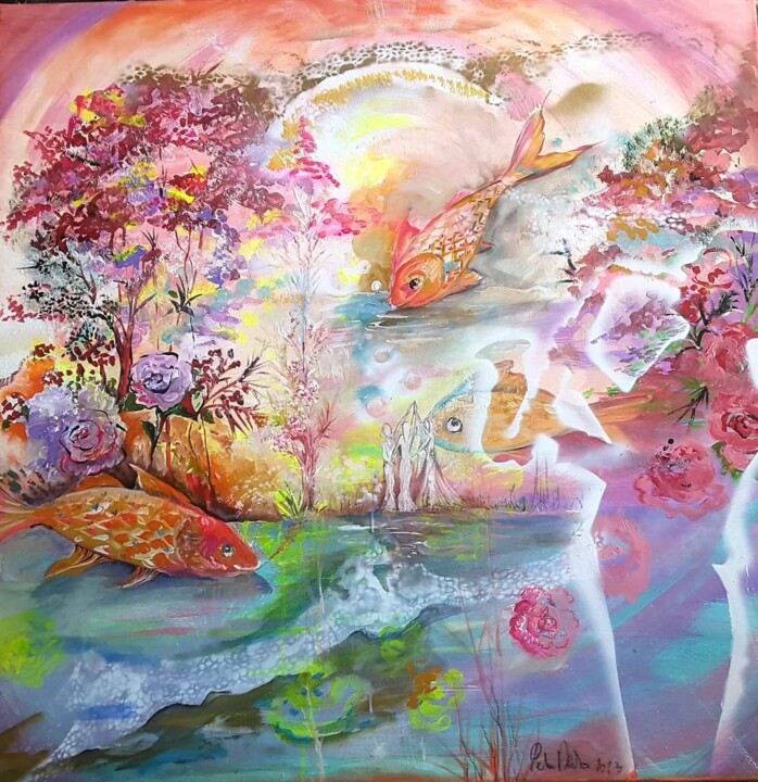 绘画,  39.4x39.4 in 