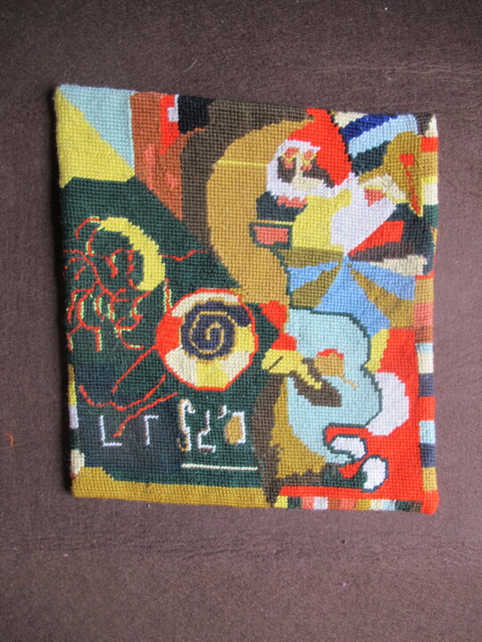 纺织艺术,  11x10.2 in 
