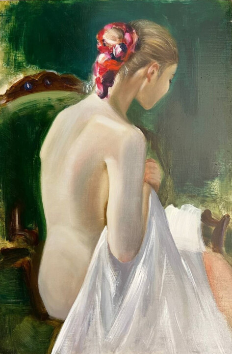 Contemplation in Silence Tablo, 23,6x15,7 in