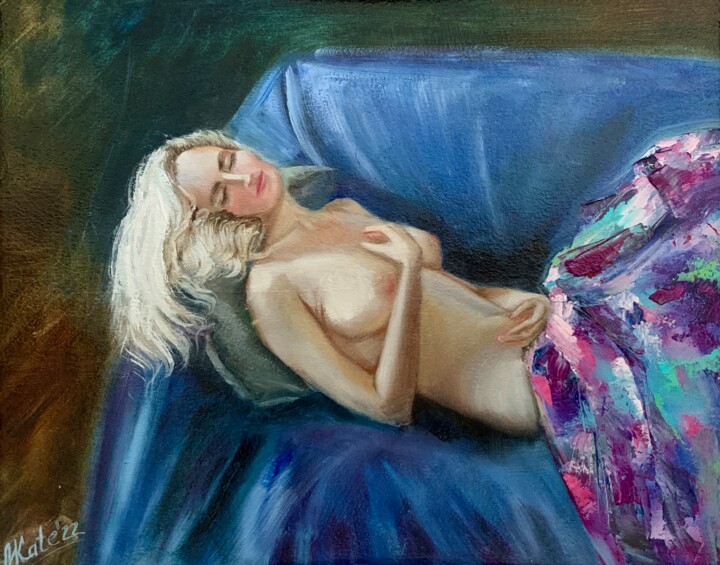 Sleeping Venus 绘画, 9.4x11.8 in
