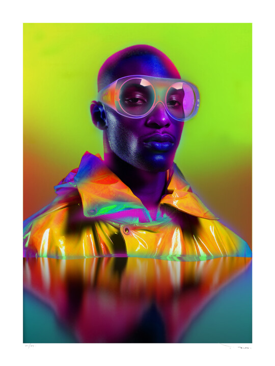 Printmaking titled "Tehos Icon 02" by Tehos, Original Artwork, Digital Photography