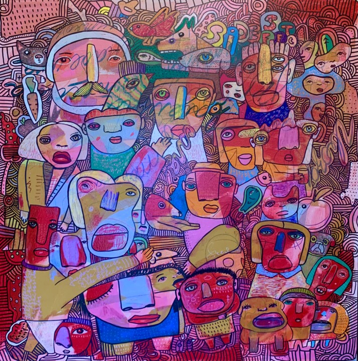 Painting,  39.4x39.4 in 