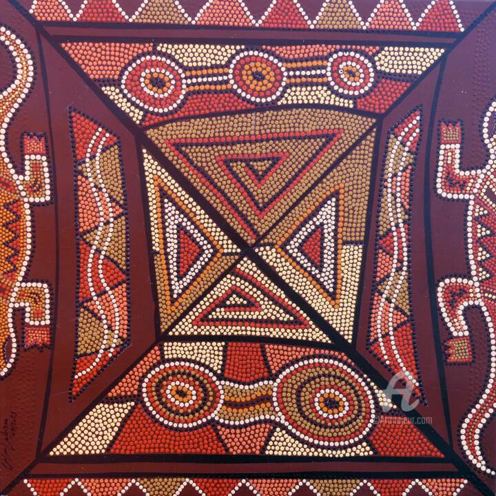 Uluru 绘画, 19.7x19.7 in
