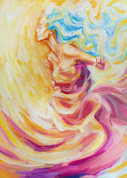 绘画,  5.9x4.3 in 