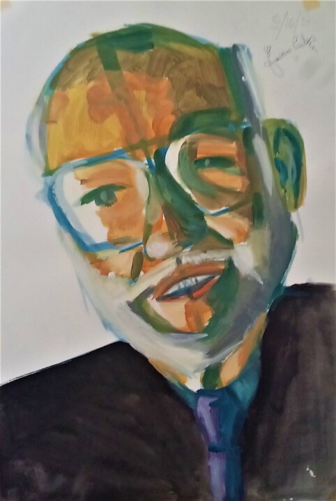 grand pere 绘画, 18.9x13 in