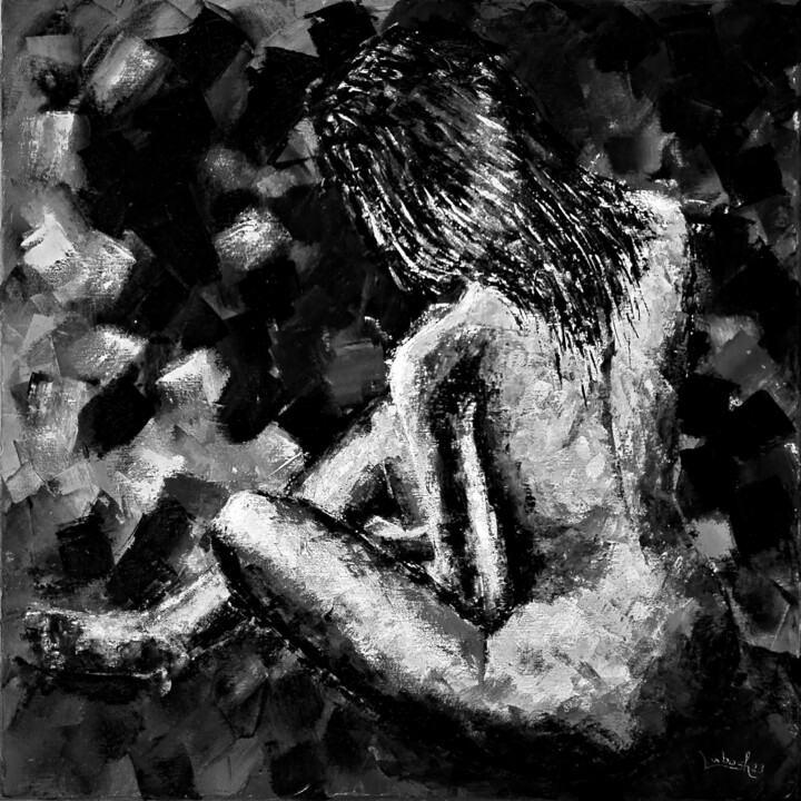 Night Awakening 绘画, 23.6x23.6 in