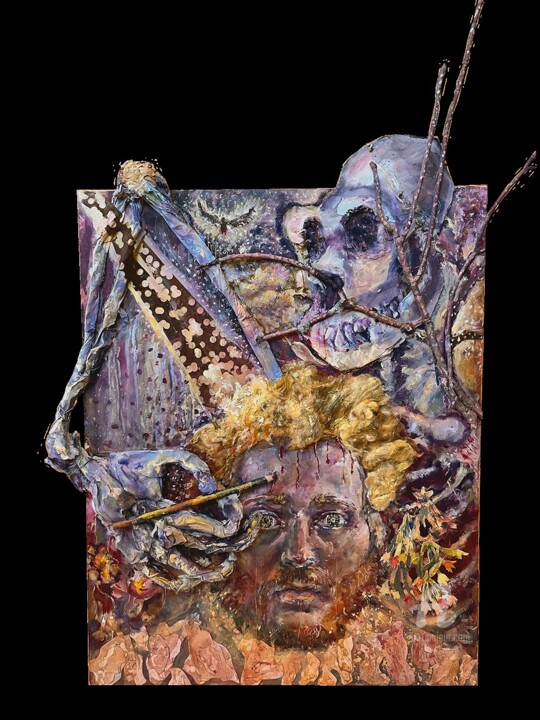 Vessel 绘画, 28x20 in