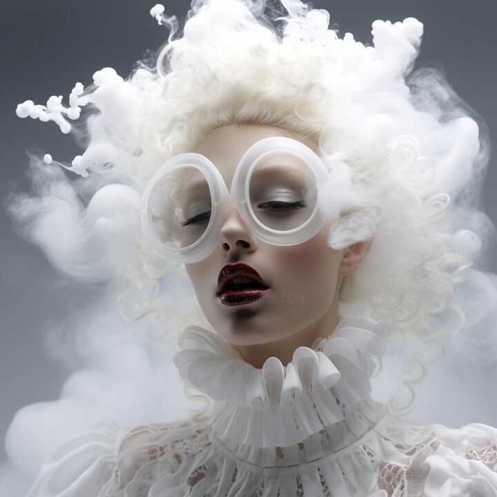 WHITE SMOKE 数字艺术, 31.5x31.5 in