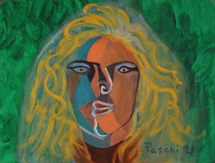 Peinture intitulée "PALOMA - 4" par Pierre Paszkowski, Œuvre d'art originale, Huile