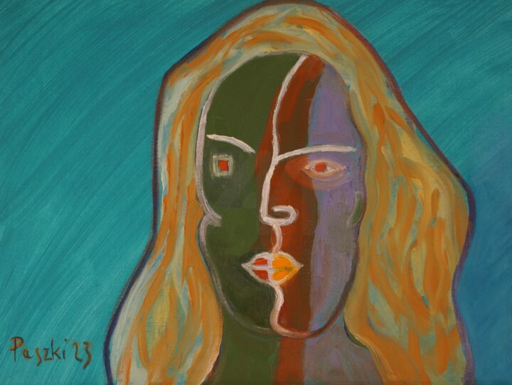 Peinture intitulée "PALOMA - 5" par Pierre Paszkowski, Œuvre d'art originale, Huile