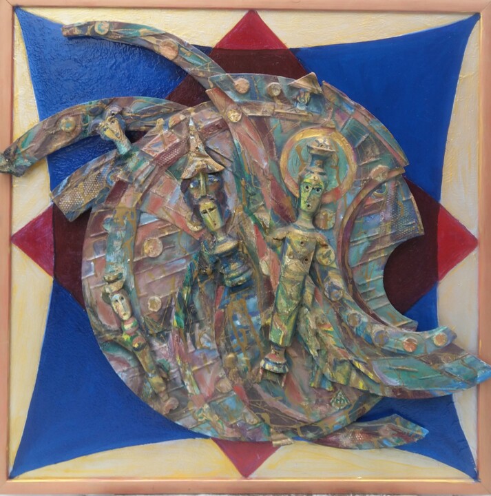 雕塑,  28.7x28.7 in 