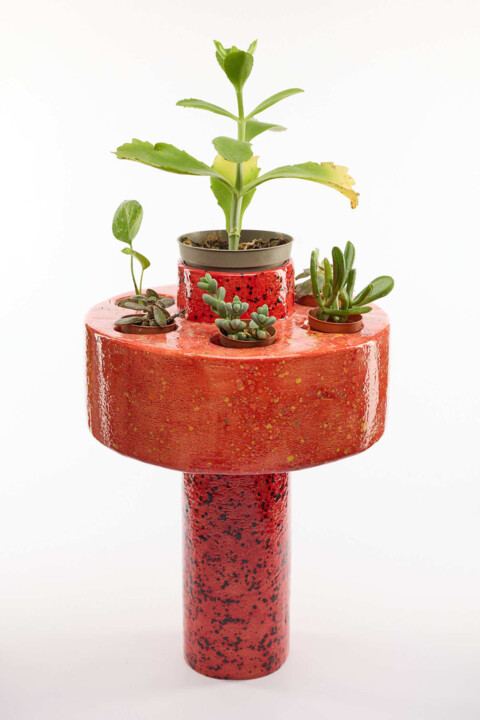 Vase "KERNOS" 雕塑, 18.1x10.6 in