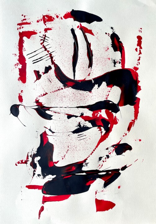 제목이 "Abstract portrait D…"인 미술작품 Taia Tasman (Arttasmania)로, 원작, 아크릴