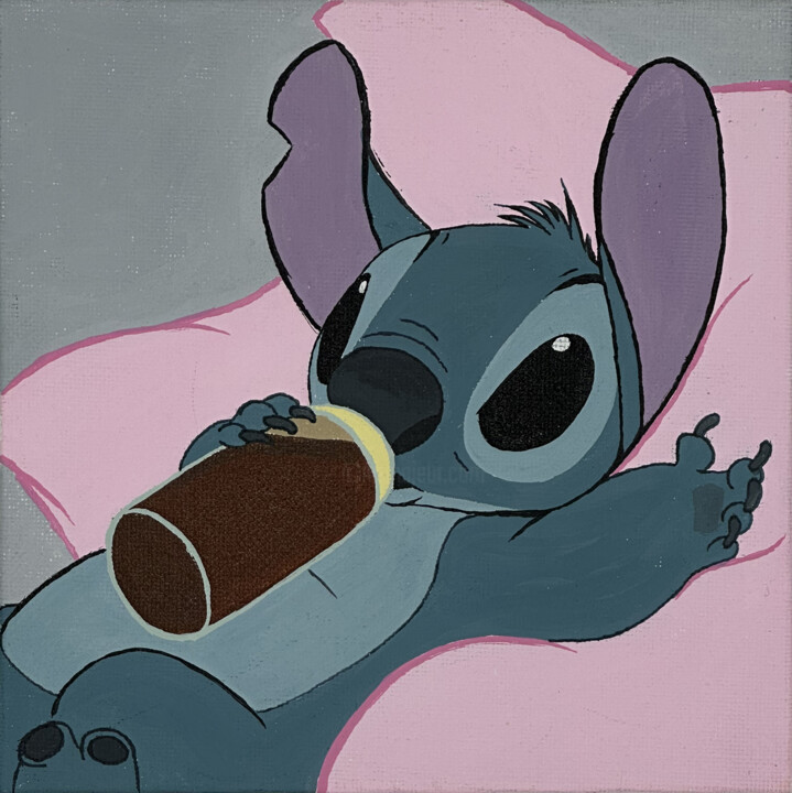 Stitch 绘画, 6x6 in