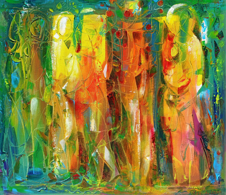 Tree of life 绘画, 25.6x29.5 in