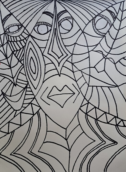 Recto 绘画, 16.5x11.6 in