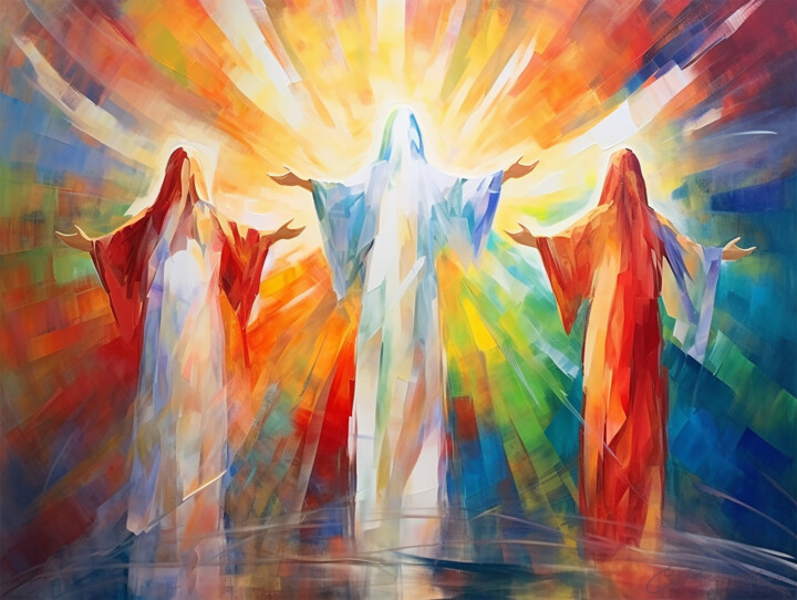 Arte digitale intitolato "The Transfiguration" da Chris Brazelton, Opera d'arte originale, Stampa digitale