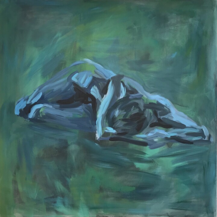 Tranquil Repose 绘画, 48x48 in