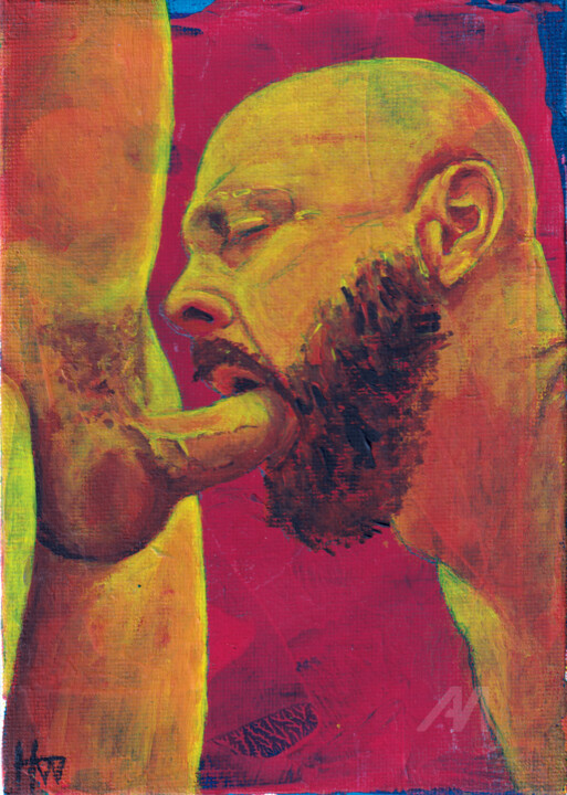 Shine #1 绘画, 7x5 in