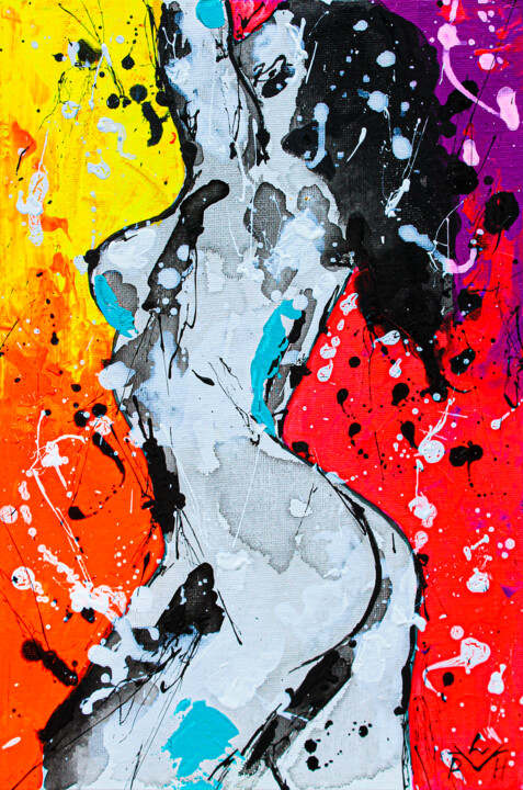 Femme fatale 2 绘画, 19.7x13.8 in