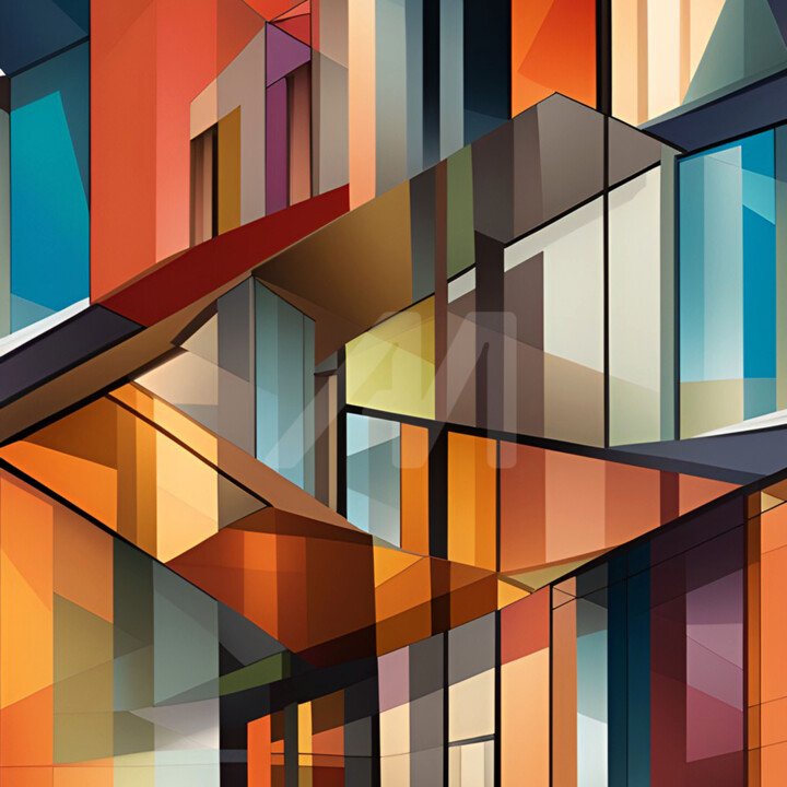 Arquitectura Setenta y dos 数字艺术, 19.7x19.7 in
