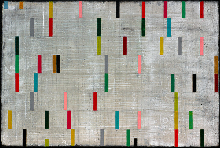 Painting titled "LET'S GO HOME" by Db Waterman, Original Artwork, Acrylic Mounted on Wood Stretcher frame